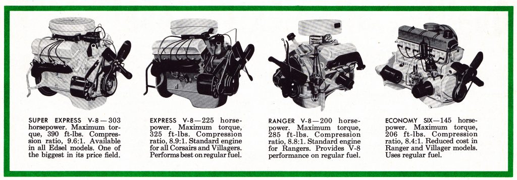 1959 Edsel Regular Fuel Powerplants