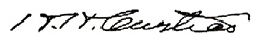 Harlow T. Curtice (signature)